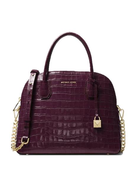 michael kors mercer dome large satchel|Mercer Large Leather Dome Satchel .